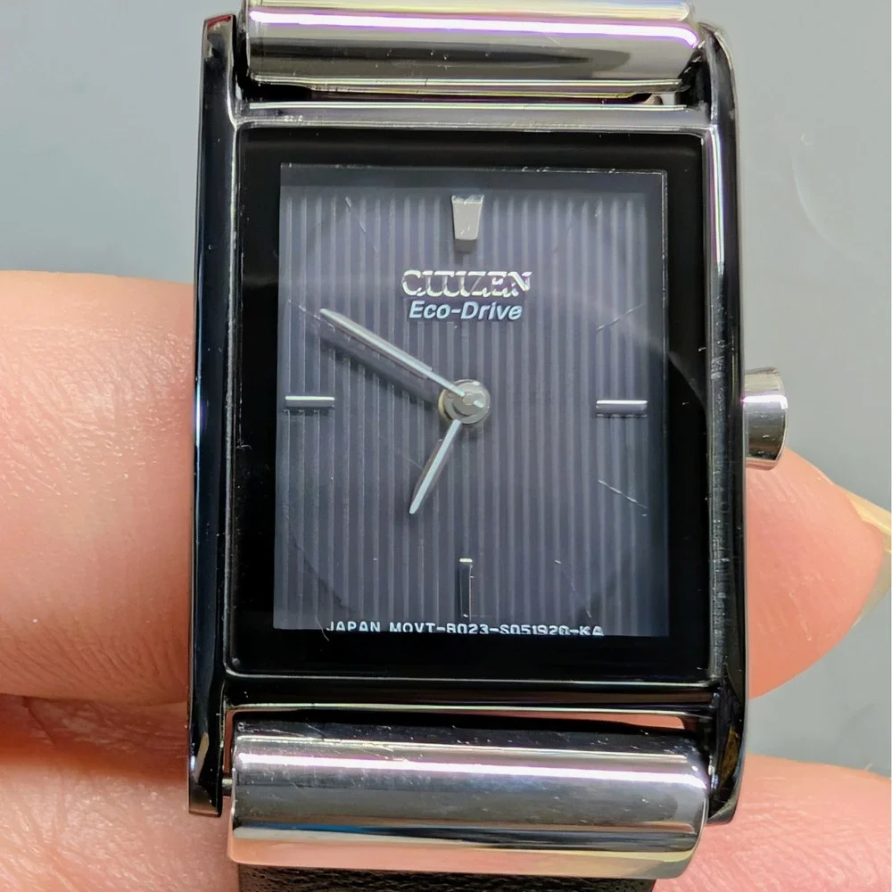 Citizen Axiom Eco-Drive B023-S036585 Women's Watch Pinstripe Dial 18mm